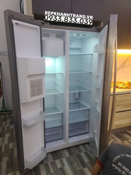 Tủ lạnh Side By Side KAFF KF-SBS600BWT