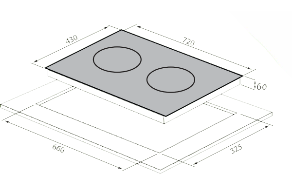 Bếp từ TOMATE TOM 02I-7S