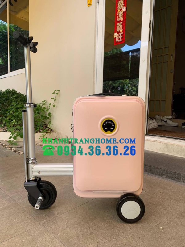 VALI ĐIỆN AIRWHEEL SE3S MÀU HỒNG - 39 VALI ĐIỆN AIRWHEEL SE3S MÀU HỒNG - 38